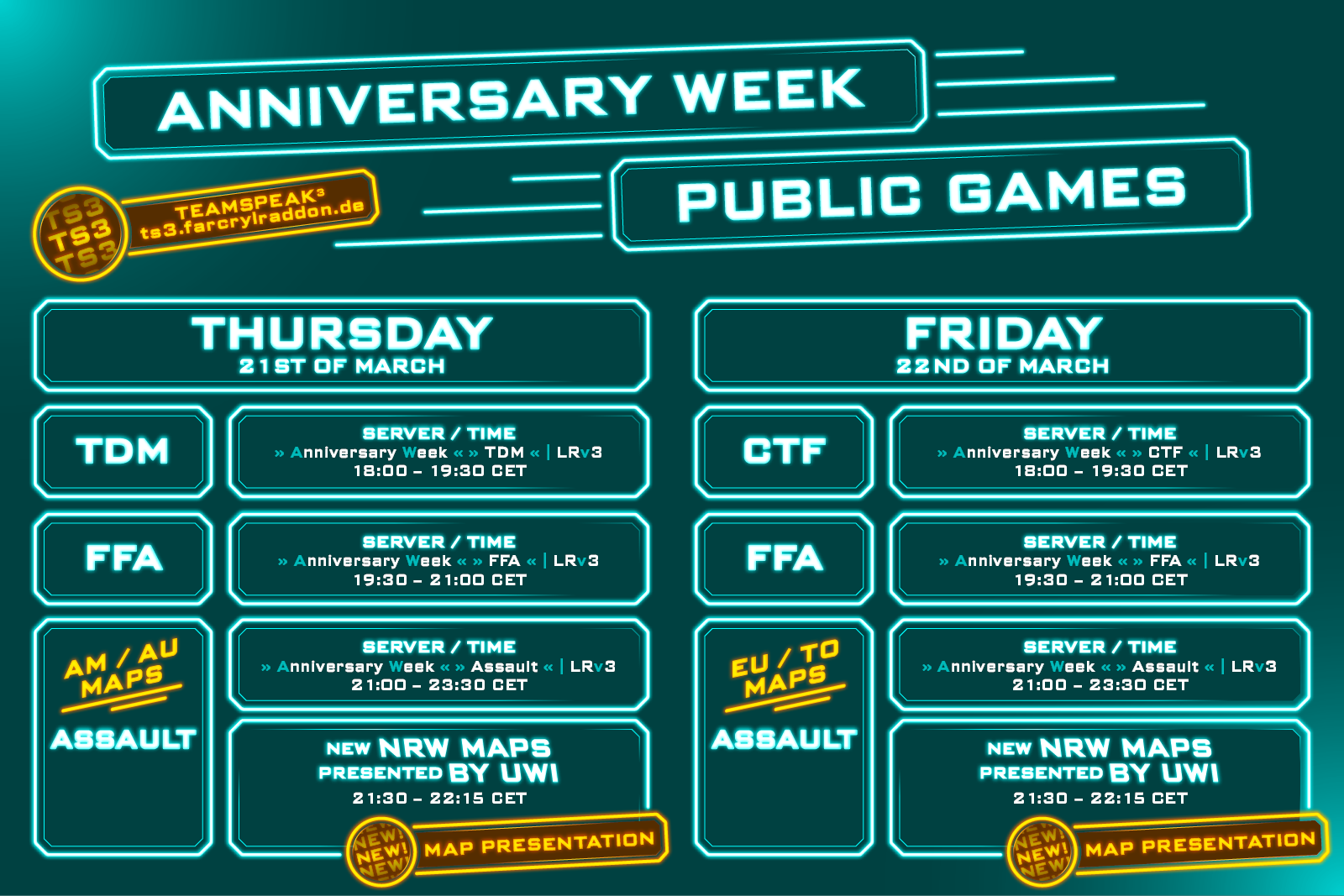 Anniversary Week 2024: Public Games